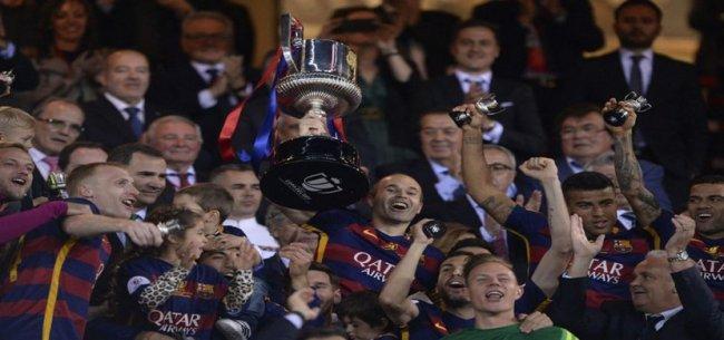 برشلونة بطلاً لكأس ملك إسبانيا