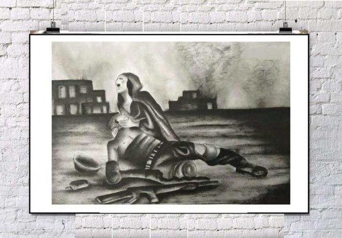 صور | افتتاح المعرض الالكتروني &quot;شمس الحرية&quot; للفنانة هنادي الأعرج