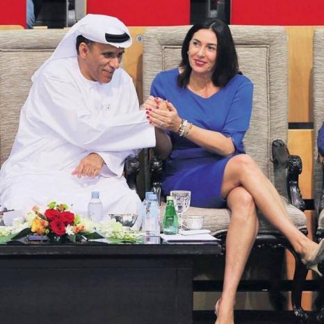وزيرة الرياضة الاسرائيلية ميري ريغيف تُستقبل بحفاوة كبير في دولة الامارات