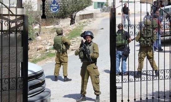 قوات الاحتلال تقتحم مدرسة للذكور جنوب بيت لحم