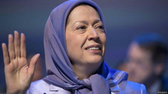 الرئيس يستقبل رئيسة المعارضة الايرانية في الخارج