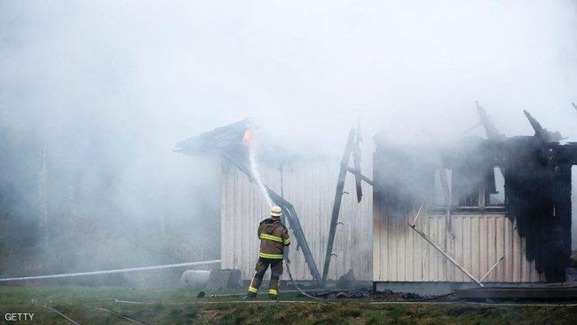 تعرض أكبر مركز لجوء في السويد لحريق
