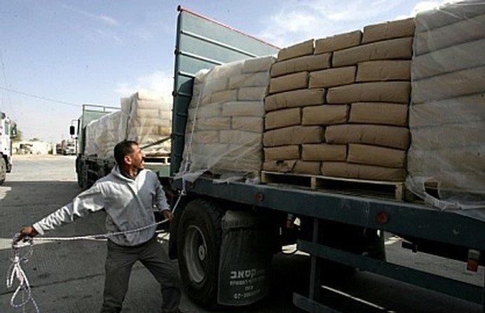 "سند": 187 نقطة بيع إسمنت في غزة "سند": 187 نقطة بيع إسمنت في غزة
