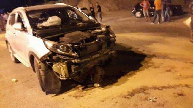اصابة امرأة في حادث سير في مجد الكروم