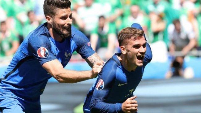 فرنسا تتخطى إيرلندا وتترشح لربع النهائي
