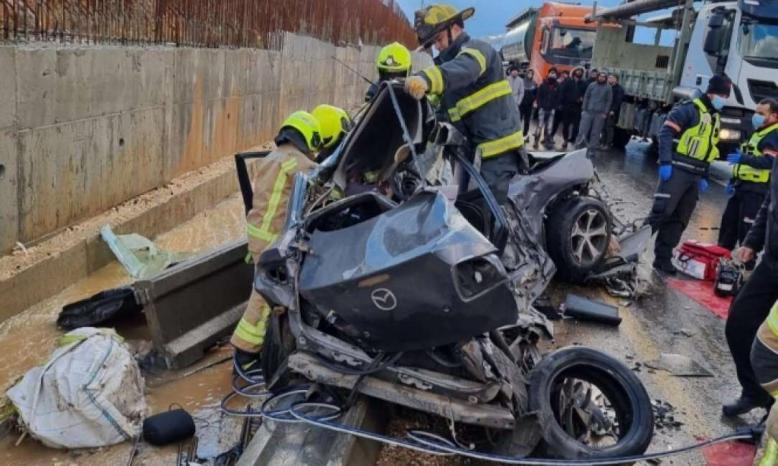 الرامة: مصرع شخصين في حادث طرق مروّع الرامة: مصرع شخصين في حادث طرق مروّع