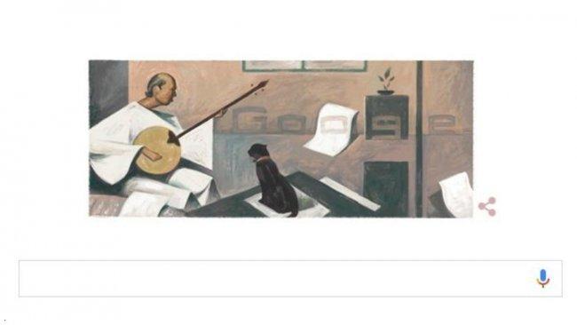 &quot;غوغل&quot; يحتفي بالفنان التشكيلي المصري بيكار