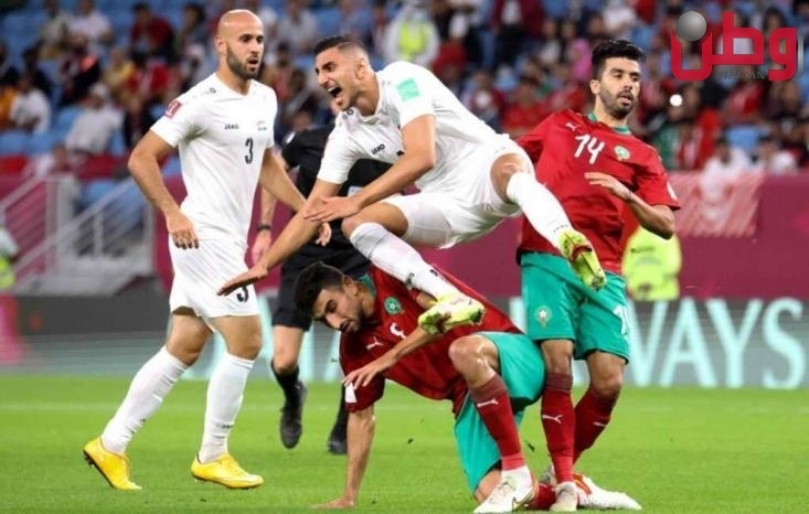 كأس العرب.. منتخب فلسطين يتلقى خسارة ثقيلة من نظيره المغربي