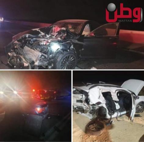 مصرع امرأة وإصابة آخرين في حادث طرق بالنقب مصرع امرأة وإصابة آخرين في حادث طرق بالنقب