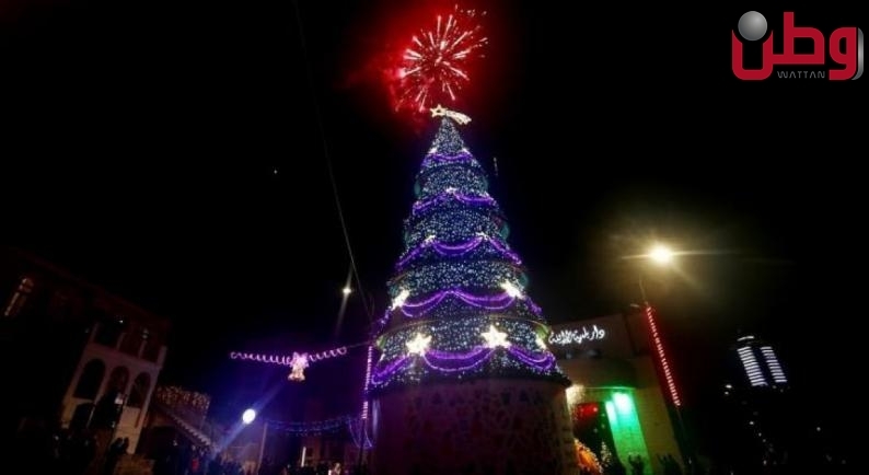 بلدية رام الله تؤجل حفل إنارة شجرة الميلاد ليوم غد الاثنين