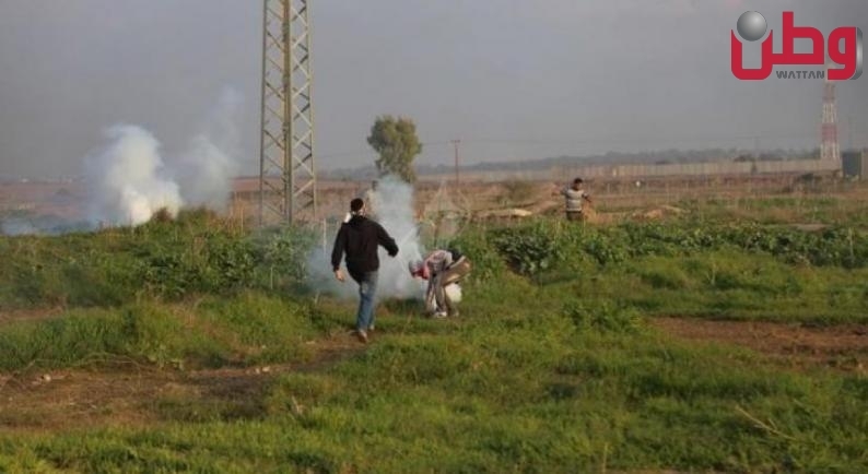 الاحتلال يطلق قنابل الغاز تجاه صيادين في غزة
