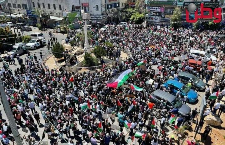 دعوات لمسيرة على دوار المنارة مساءً رفضا للعدوان على غزة