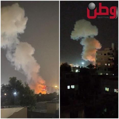 &quot;محدث&quot; .. انفجارات في موقع للمقاومة في غزة