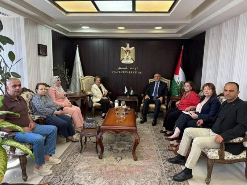 الاتحاد العام للمرأة الفلسطينية يبحث مع تلفزيون فلسطين تعزيز حضور المرأة في تغطية الانتخابات التشريعية