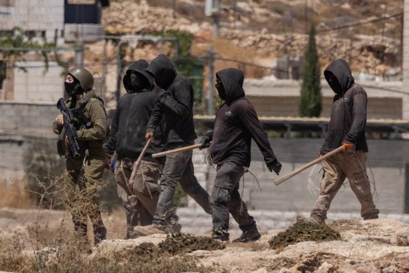 3 إصابات بينها طفل إثر هجوم للمستوطنين على بورين بنابلس