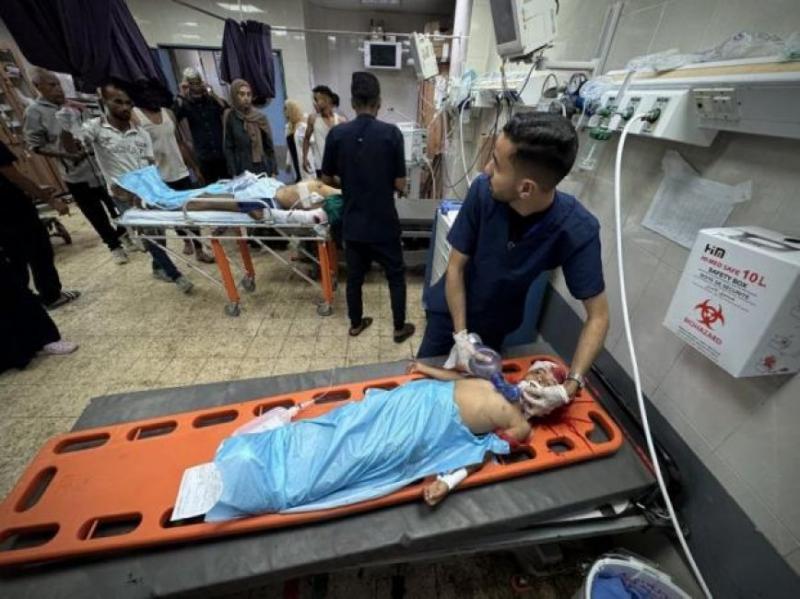 إصابة امرأة وطفل برصاص الاحتلال وسط قطاع غزة