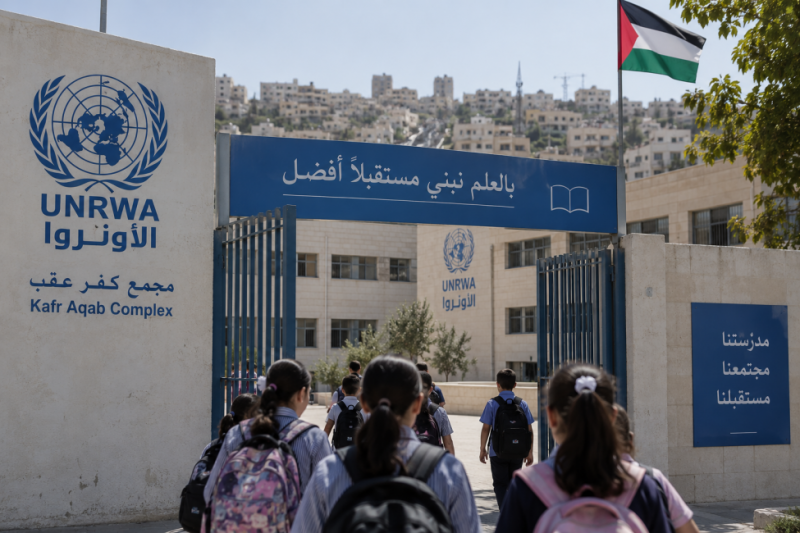 كفر عقب.. مدارس جديدة في مجمع الأونروا وسط جدل حول الخدمات ومستقبل الوكالة